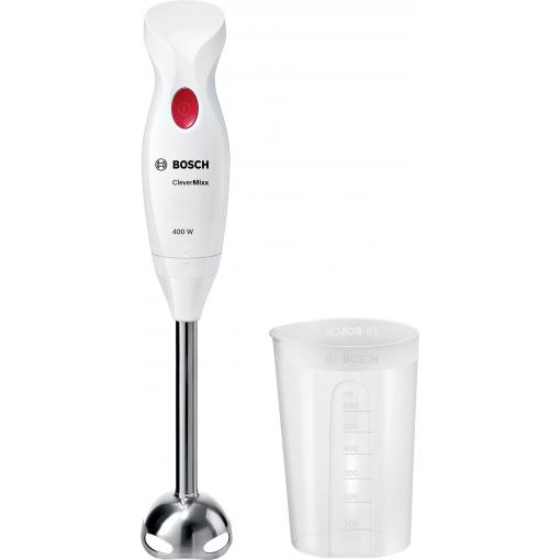 Bosch CleverMixx 400 Watt Metallfuß tyčový mixér 400 W nerezová ocel, bílá