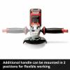 Einhell 4431140+4540011 Akumulátorová úhlová bruska 125 mm, bez akumulátoru, bez nabíječky, včetně elektronického kufru, 18 V
