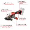 Einhell 4431140+4540011 Akumulátorová úhlová bruska 125 mm, bez akumulátoru, bez nabíječky, včetně elektronického kufru, 18 V