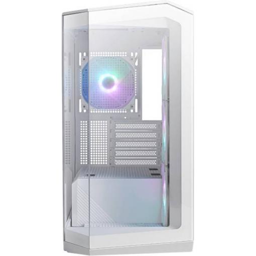 MSI MAG PANO M100R PZ micro tower PC skříň bílá