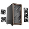 Antec FLUX SE midi tower PC skříň černá, dřevo