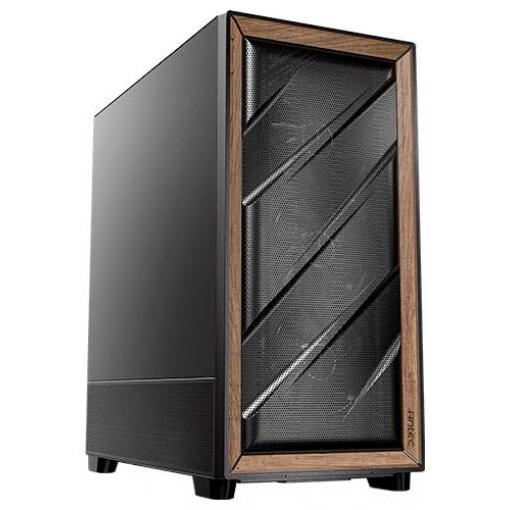 Antec FLUX SE midi tower PC skříň černá, dřevo
