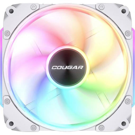 Cougar CF-APR12HW3-RGB PC větrák s krytem bílá (š x v x h) 120 x 120 x 28 mm