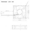 TRU COMPONENTS TC-MX8025-24V0.05A axiální ventilátor, 24 V/DC, 46.8 m³/h, (d x š x v) 80 x 80 x 25 mm, TC-13401736