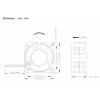 TRU COMPONENTS TC-MX4020-5V0.17A axiální ventilátor, 5 V/DC, 14.4 m³/h, (d x š x v) 40 x 40 x 20 mm, TC-13401684
