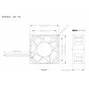 TRU COMPONENTS TC-MX6025-12V0.07A axiální ventilátor, 12 V/DC, 32.4 m³/h, (d x š x v) 60 x 60 x 25 mm, TC-13401716