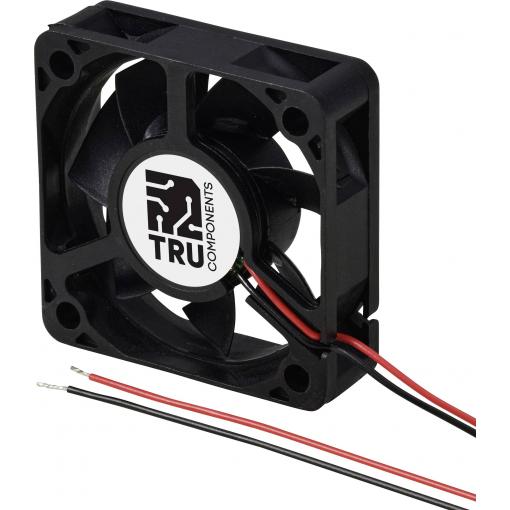 TRU COMPONENTS TC-MX5015-12V0.05A axiální ventilátor, 12 V/DC, 19.2 m³/h, (d x š x v) 50 x 50 x 15 mm, TC-13401704