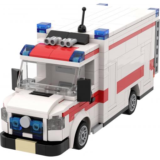 BRIXIES Plus Rettungswagen / Ambulance konstrukční sada