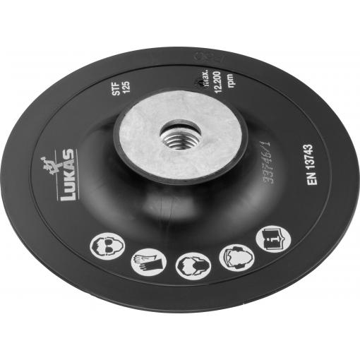 LUKAS-ERZETT A38311251001 Opěrný talíř STF pro sklolaminátové kotouče Ø 125 mm se závitem M14 pro úhlovou brusku Průměr 125 mm 1 ks