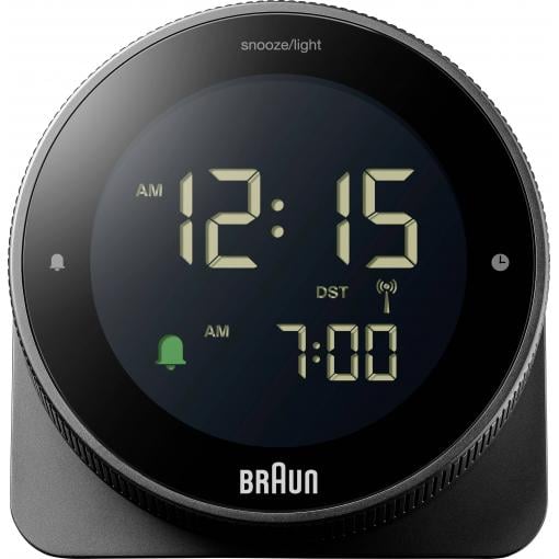 Braun BC24DCF budík černá časů buzení 1 1 čas časovače