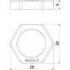 OBO Bettermann 2048779 116 M20 SGR PA pojistná matka PG20 plast tmavě šedá 1 ks