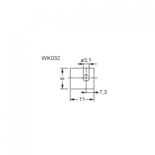 Fischer Elektronik WK032 WK032 teplovodivá folie, +150 °C, 0.9 W/mK, (d x š) 42 mm x 29 mm
