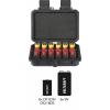 VOLTCRAFT Outdoorový kufr na akumulátory/baterie 12x 9 V, CR-123A, CR 2, 18350 (d x š x v) 15.7 x 12.55 x 4.6 cm