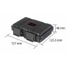 VOLTCRAFT Outdoorový kufr na akumulátory/baterie 12x 9 V, CR-123A, CR 2, 18350 (d x š x v) 15.7 x 12.55 x 4.6 cm
