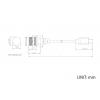 TRU COMPONENTS TC-E10T-FT3.1-PWF/MT3.1-NWA-0.5PV-S TC-13543600 USB konektor 0.5 m, 1 ks