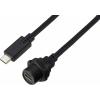 TRU COMPONENTS TC-E10T-FT3.1-PWF/MT3.1-NWA-0.5PV-S TC-13543600 USB konektor 0.5 m, 1 ks
