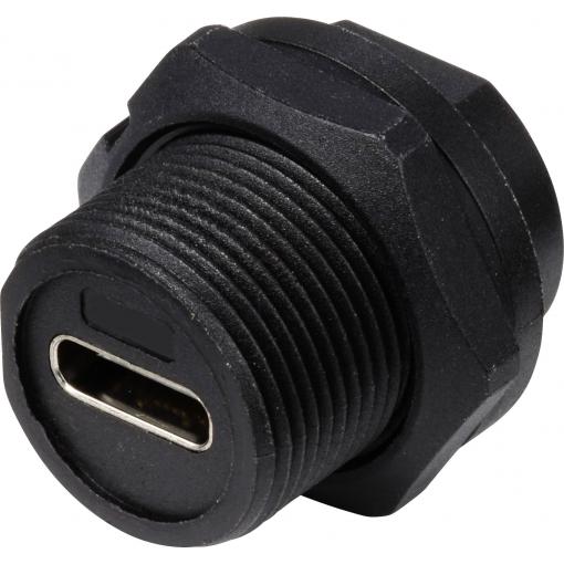TRU COMPONENTS TC-E10T-FT3-PPF TC-13543612 USB konektor 1 ks