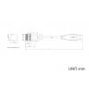 TRU COMPONENTS TC-E10T-FT3-PWF/MU3-NWA-0.5PV-S TC-13543604 USB konektor 0.5 m, 1 ks