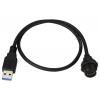 TRU COMPONENTS TC-E10T-FT3-PWF/MU3-NWA-0.5PV-S TC-13543604 USB konektor 0.5 m, 1 ks