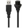 TRU COMPONENTS TC-E10T-FT3-PWF/MU3-NWA-0.5PV-S TC-13543604 USB konektor 0.5 m, 1 ks