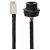 TRU COMPONENTS TC-13543644, RJ45 konektor, černá, 1 ks