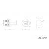 TRU COMPONENTS TC-E13T-FR6-PRF-180, TC-13543656, zásuvkový modul RJ45, CAT 6A, piny:8, 1 ks
