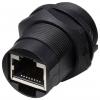 TRU COMPONENTS TC-13543652, zásuvkový modul RJ45, černá, 1 ks