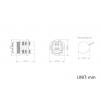 TRU COMPONENTS TC-13543652, zásuvkový modul RJ45, černá, 1 ks