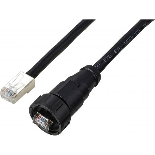 TRU COMPONENTS TC-E13T-MR6-MCA/NCA-0.5PV-S, TC-13543632, RJ45 konektor, CAT 6A, piny:8, 1 ks