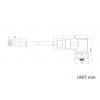 TRU COMPONENTS TC-E13T-MR5-MCD/NCA-0.5PV-S, TC-13543636, RJ45 konektor, CAT 5e, piny:8, 1 ks