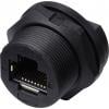 TRU COMPONENTS TC-E13T-FR6-PPF, TC-13543664, zásuvkový modul RJ45, CAT 6A, piny:8, 1 ks