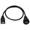 TRU COMPONENTS TC-E13T-MU2-MWA/FU2-NWA-0.5PV-S TC-13543540 USB konektor 0.5 m, 1 ks