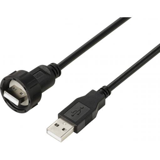 TRU COMPONENTS TC-E13T-MU2-MWA/NWA-0.5PV-S TC-13543536 USB konektor 0.5 m, 1 ks