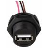 TRU COMPONENTS TC-E13T-FU2-PWF-0.1PV TC-13543556 USB konektor 0.1 m, 1 ks