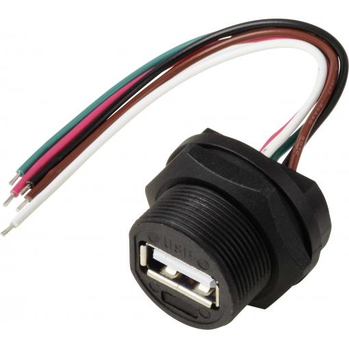 TRU COMPONENTS TC-E13T-FU2-PWF-0.1PV TC-13543556 USB konektor 0.1 m, 1 ks