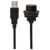 TRU COMPONENTS TC-E13T-FU2-PWF/MU2-NWA-0.5PV-S TC-13543544 USB konektor 0.5 m, 1 ks