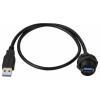 TRU COMPONENTS TC-E13T-FU3-PWF/MU3-NWA-0.5PV-S TC-13543568 USB konektor 0.5 m, 1 ks