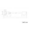 TRU COMPONENTS TC-E13T-MU3-MWA/FU3-NWA-0.5PV-S TC-13543564 USB konektor 0.5 m, 1 ks