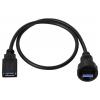 TRU COMPONENTS TC-E13T-MU3-MWA/FU3-NWA-0.5PV-S TC-13543564 USB konektor 0.5 m, 1 ks