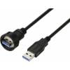 TRU COMPONENTS TC-E13T-MU3-MWA/NWA-0.5PV-S TC-13543560 USB konektor 0.5 m, 1 ks