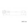 TRU COMPONENTS TC-E10T-MT3-MWA/NWA-0.5PV-S TC-13543584 USB konektor 0.5 m, 1 ks