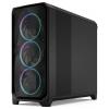 Fractal Design FD-C-MES3X-04 Full Tower PC skříň černá integrované osvětlení, boční okno, prachový filtr