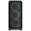 Fractal Design FD-C-MES3X-04 Full Tower PC skříň černá integrované osvětlení, boční okno, prachový filtr