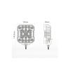 SecoRüt Pracovní LED svítilna 12 V/DC, 24 V/DC L0195 (š x v x h) 120 x 140 x 35 mm 1700 lm