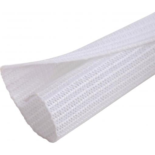 Quadrios 24CA458 24CA458 ochranný oplet bílá polyester 3 do 4 mm metrové zboží