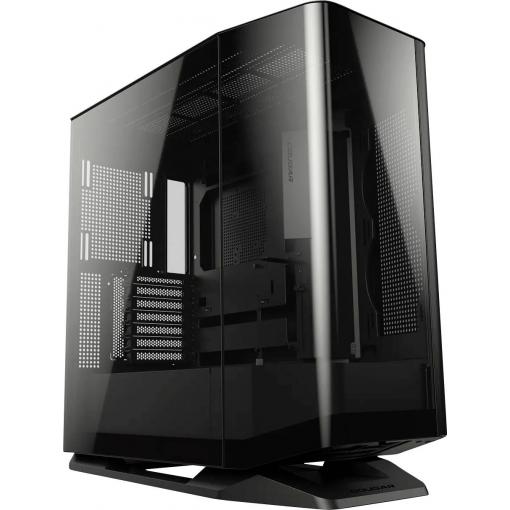 Cougar FV270 midi tower PC skříň černá boční okno