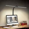 Sygonix SY-6735644 LED lampička na psací stůl s uchycením LED LED 24 W Energetická třída (EEK2021): F (A - G) černá