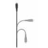 Renkforce Nabíjecí kabel USB USB 2.0 USB-A zástrčka, USB-C ® zástrčka, Apple Lightning konektor, USB-C ® zástrčka, Magnetický konektor 1.20 m černá látkový