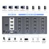 SpeaKa Professional 4 Port HDMI Multi Display KVM Switch 4x4 porty KVM konsole HDMI 3840 x 2160 Pixel