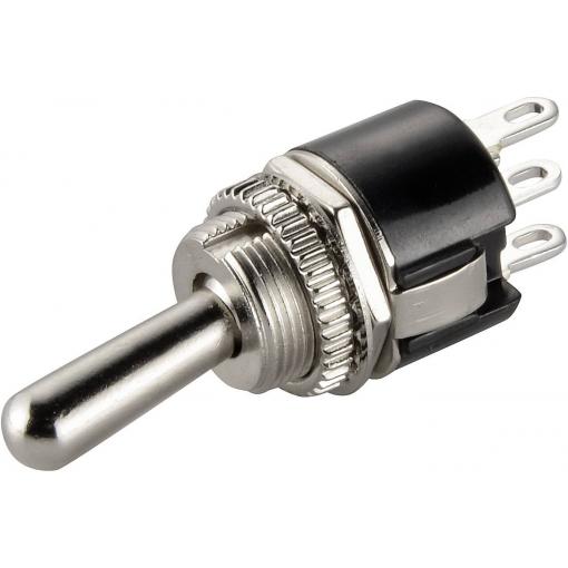 TRU COMPONENTS 1587683 TC-R13-37C-05 páčkový spínač 250 V/AC 3 A 1x zap/zap s aretací 1 ks